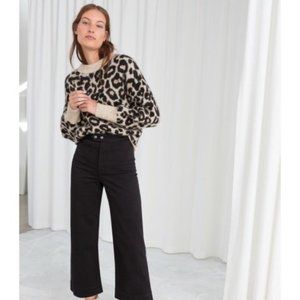 NWT & other stories high waisted twill trousers